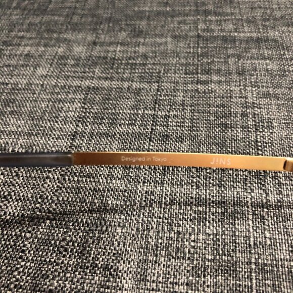 Jins Blue Sapphire Metal Rectangular Semi Rimless LMF-18S-110-858 READ DESCRIPT. - Picture 6 of 9